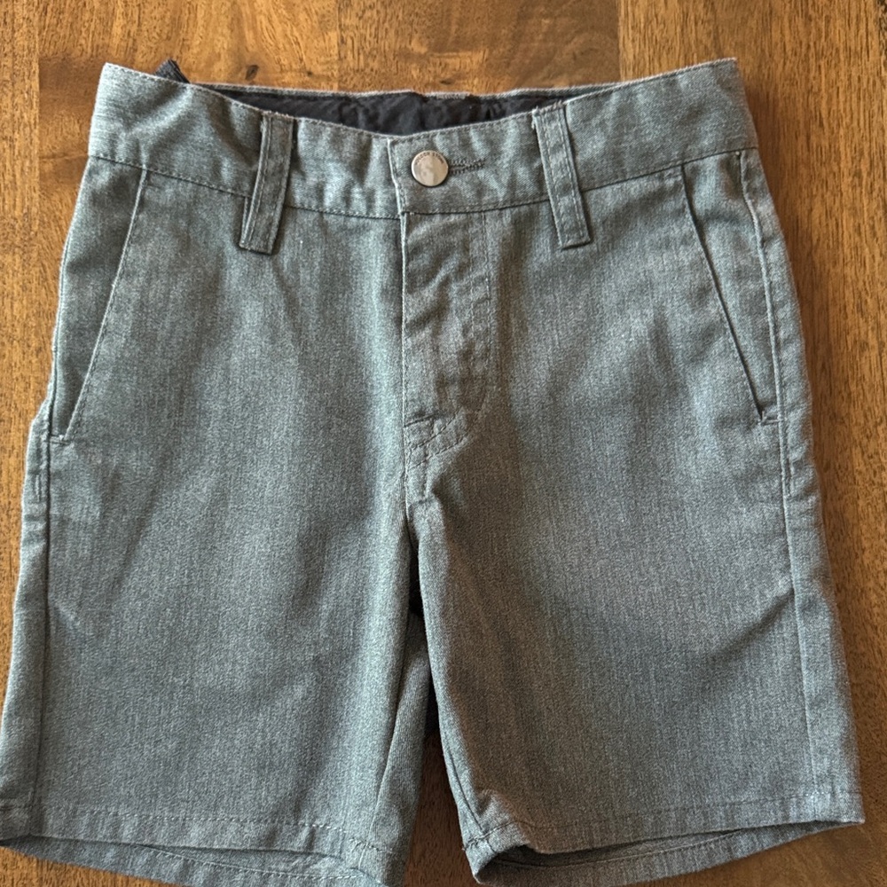 Boys Volcom Casual Gray Knit Shorts